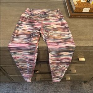 Stylish Pink and Gray Women's Leggings
